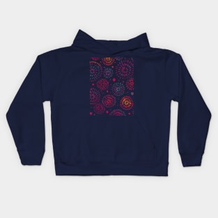 Abstract watercolor sparkles – multicolor Kids Hoodie